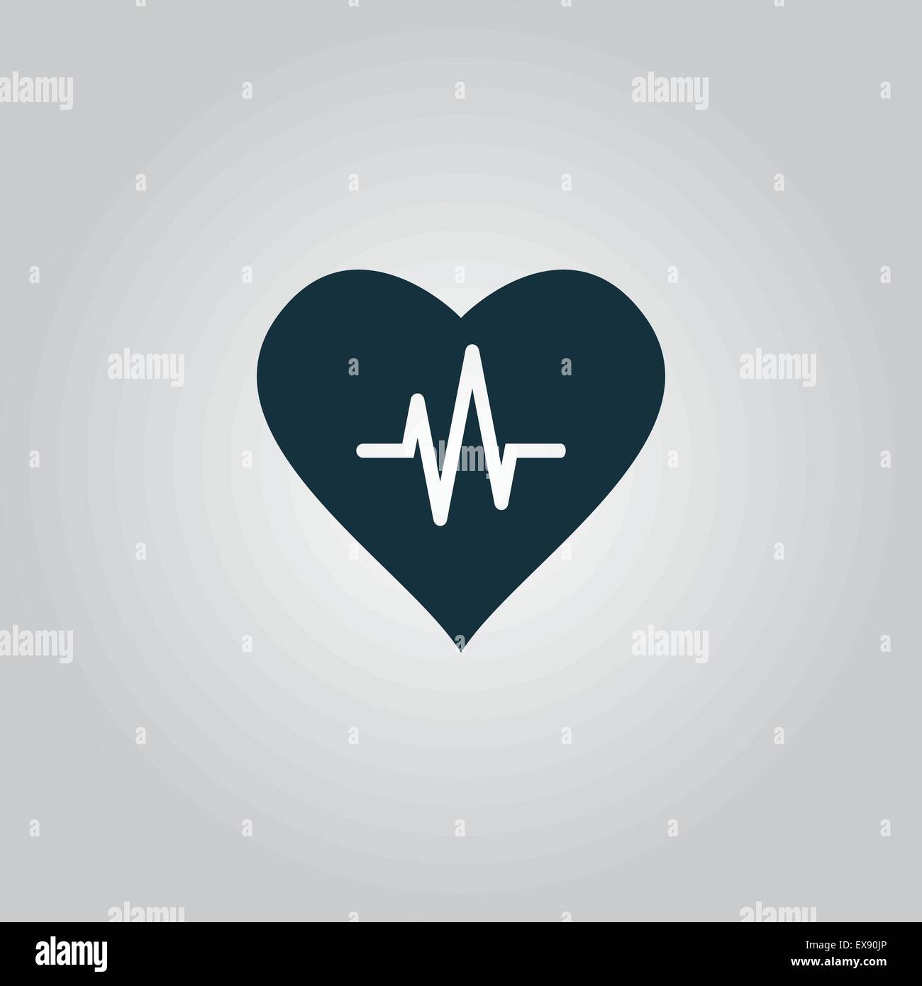 Human heart rhythm silhouette hi-res stock photography and images - Alamy