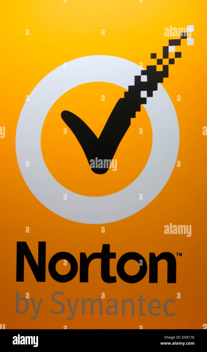 Markennamen: 'Norton Antivirus', Berlin. Stock Photo