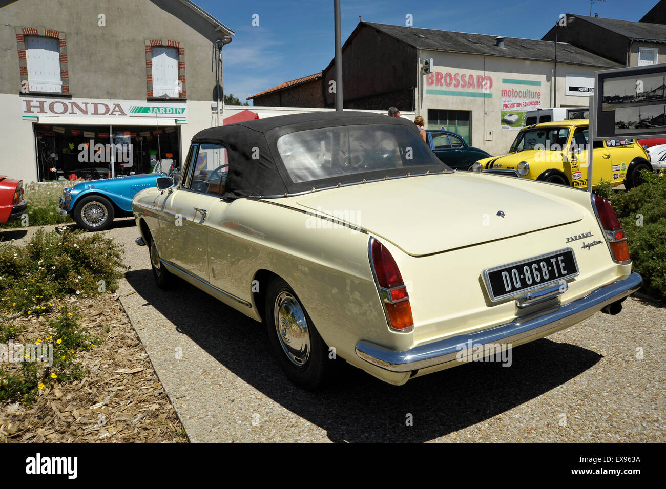 French classic car Stock Photo