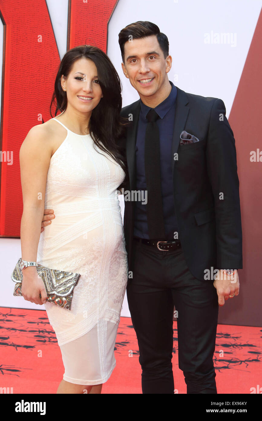 London, UK. Lindsay Cole and Russell Kane at European Premiere of