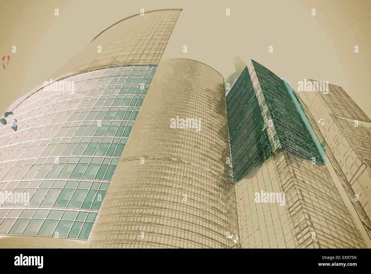 modern office buildings Stock Vector Image & Art - Alamy