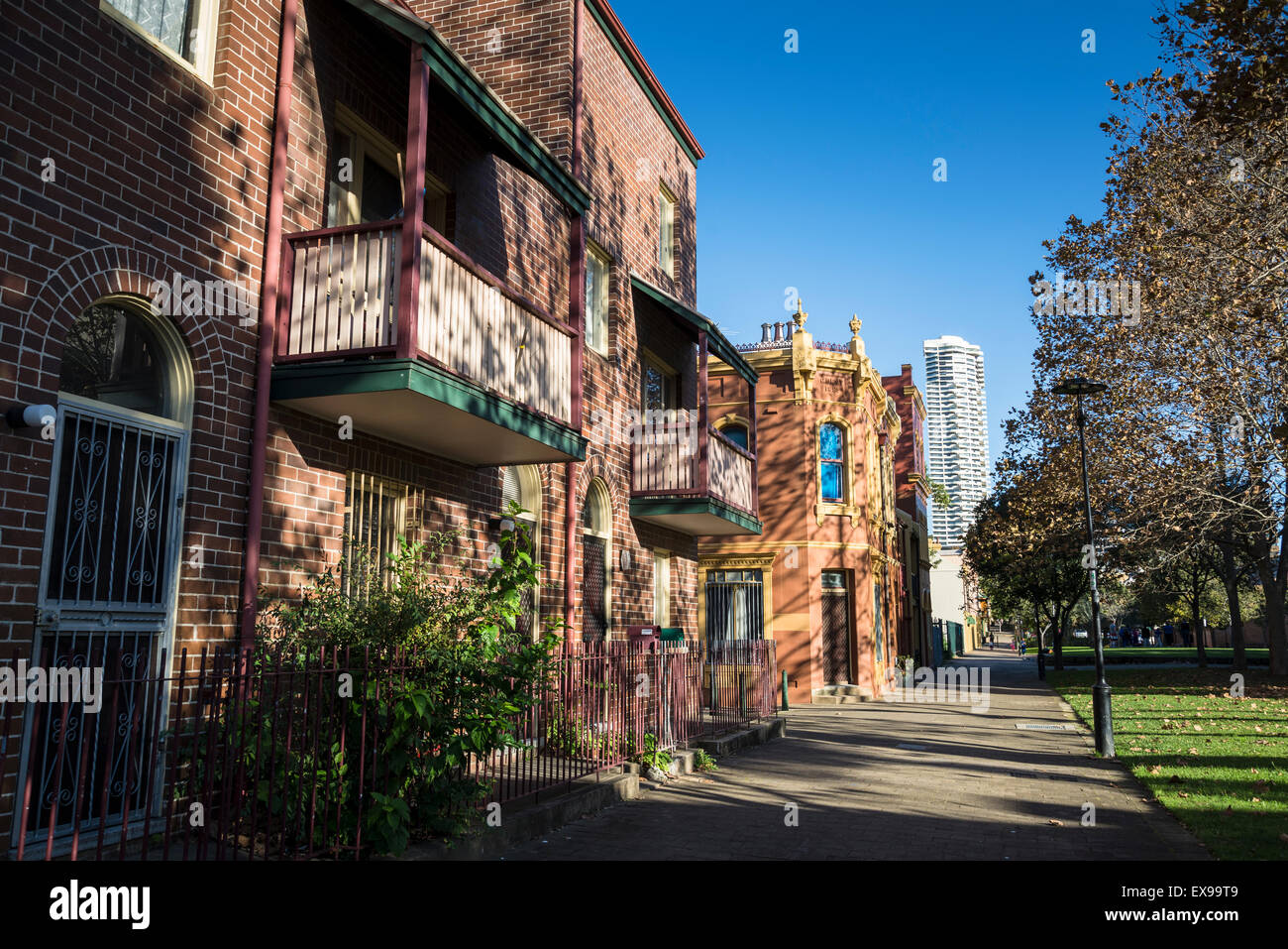 Residential street, Woolloomooloo, Sydney, Australia Stock Photo Alamy