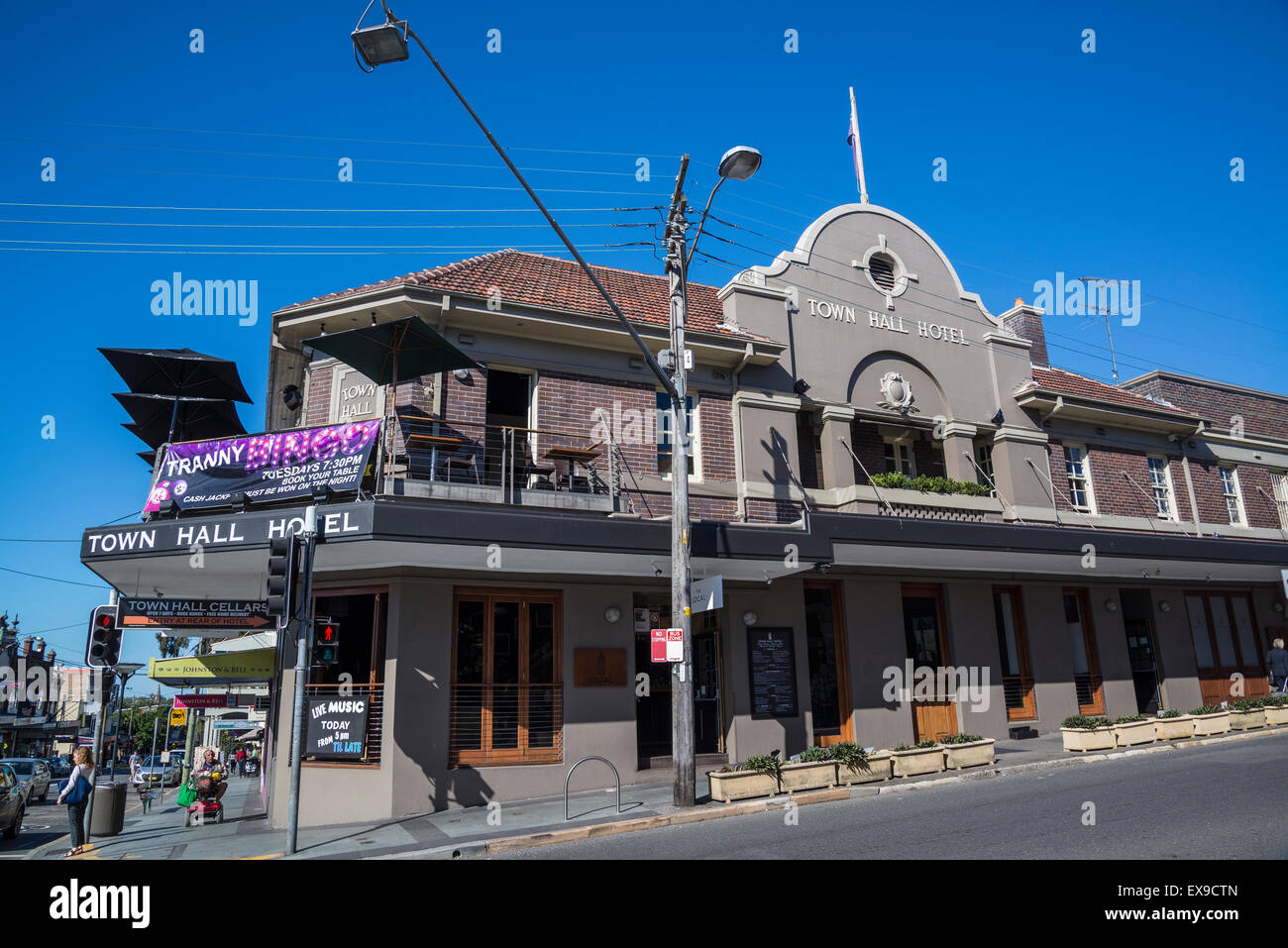 Town Hall Hotel, Balmain, Sydney, Australia Stock Photo Alamy