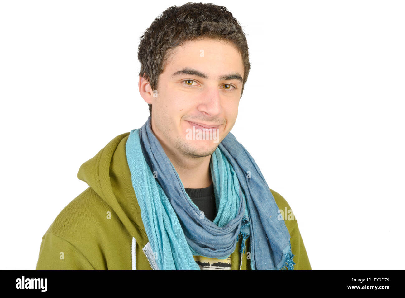 portrait of a smiling young man on the white background Stock Photo - Alamy