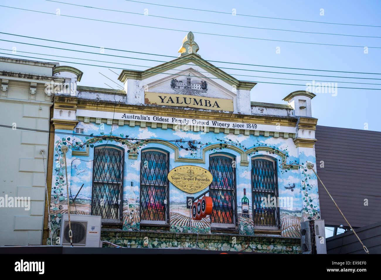 Darling Street,Oldest winery shop,  Balmain, Sydney, Australia Stock Photo