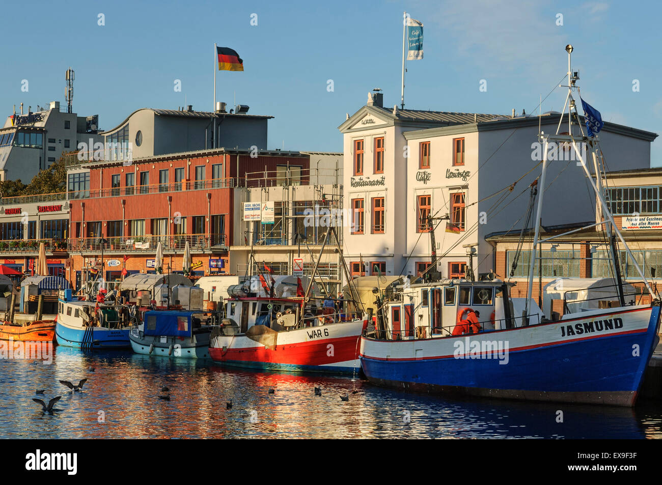 Alter Strom. Warnemünde. Rostock. Germany Stock Photo Alamy