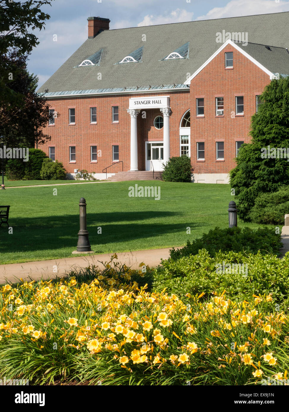 Stonehill College Campus, Easton, MA Stock Photo