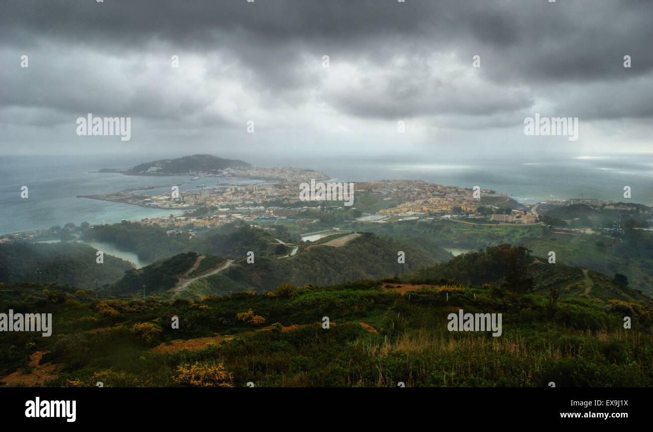 Spanish town of Ceuta in Africa Stock Photo - Alamy