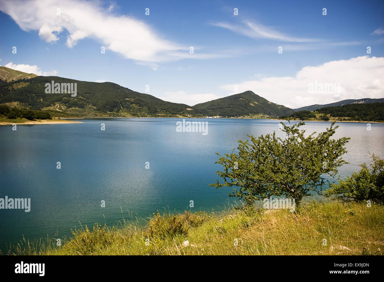 Lake of Campotosto Stock Photo - Alamy