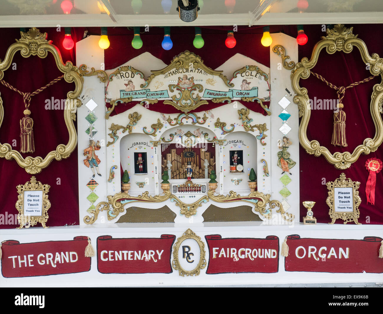 Vintage fairground organ Stock Photo