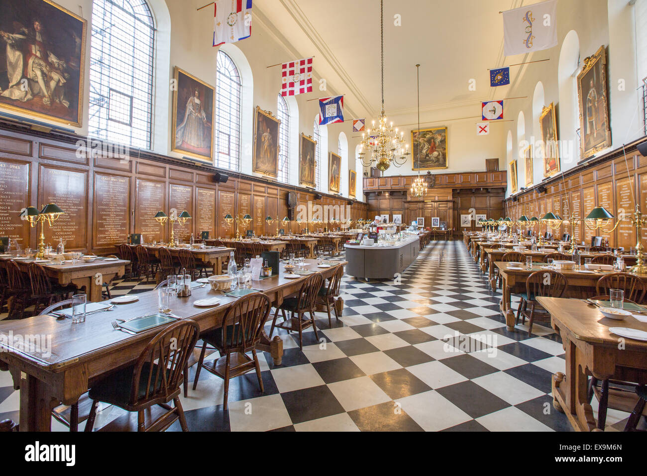 The Great Hall Royal Hospital Chelsea Home of Chelsea Pensioners  London UK Stock Photo