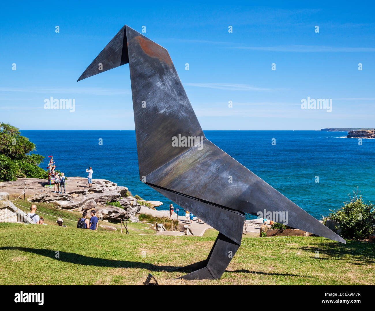 Australia, New South Wales, Sydney, Sculpture by the Sea 2014, annual open air art exhibit on the Bondi-Tamarama coastal walk. B Stock Photo