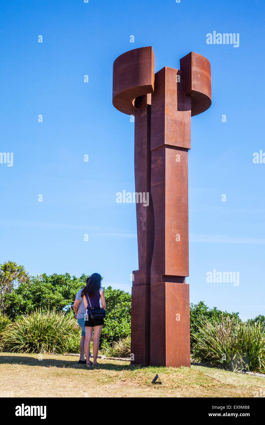 Australia, New South Wales, Sydney, Sculpture by the Sea 2014, annual open air art exhibit on the Bondi-Tamarama coastal walk. Stock Photo
