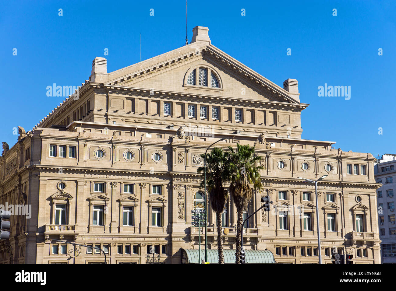 The famous Teatro Colon in Buenos Aires, Argentina Stock Photo