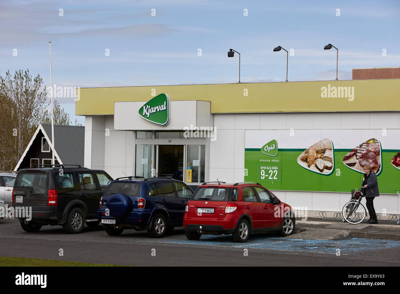 kjarval small grocery store chain in Iceland Stock Photo