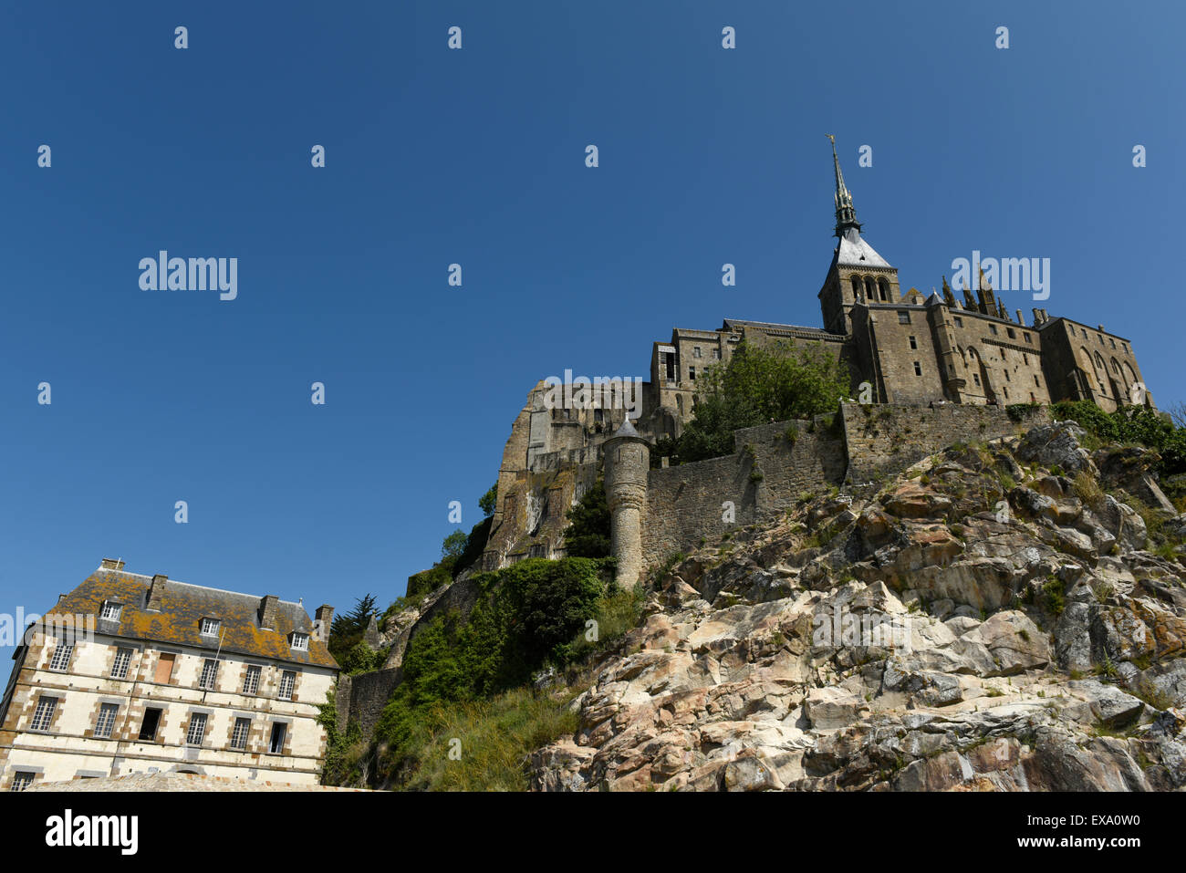 Mont St Michel, Normandy, France Stock Photo