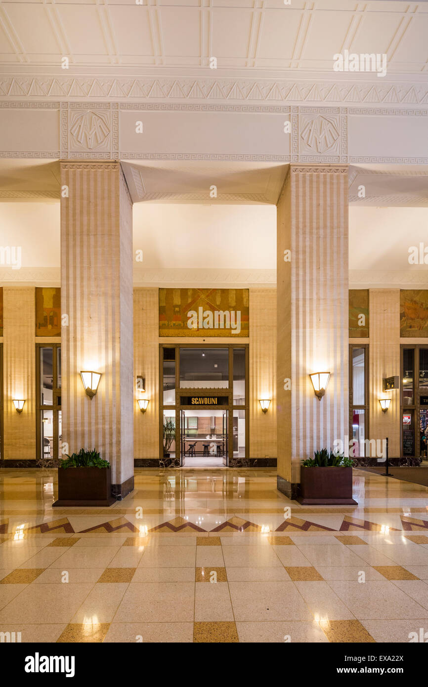 lobby of The Merchandise Mart, Chicago, Illinois, USA Stock Photo Alamy