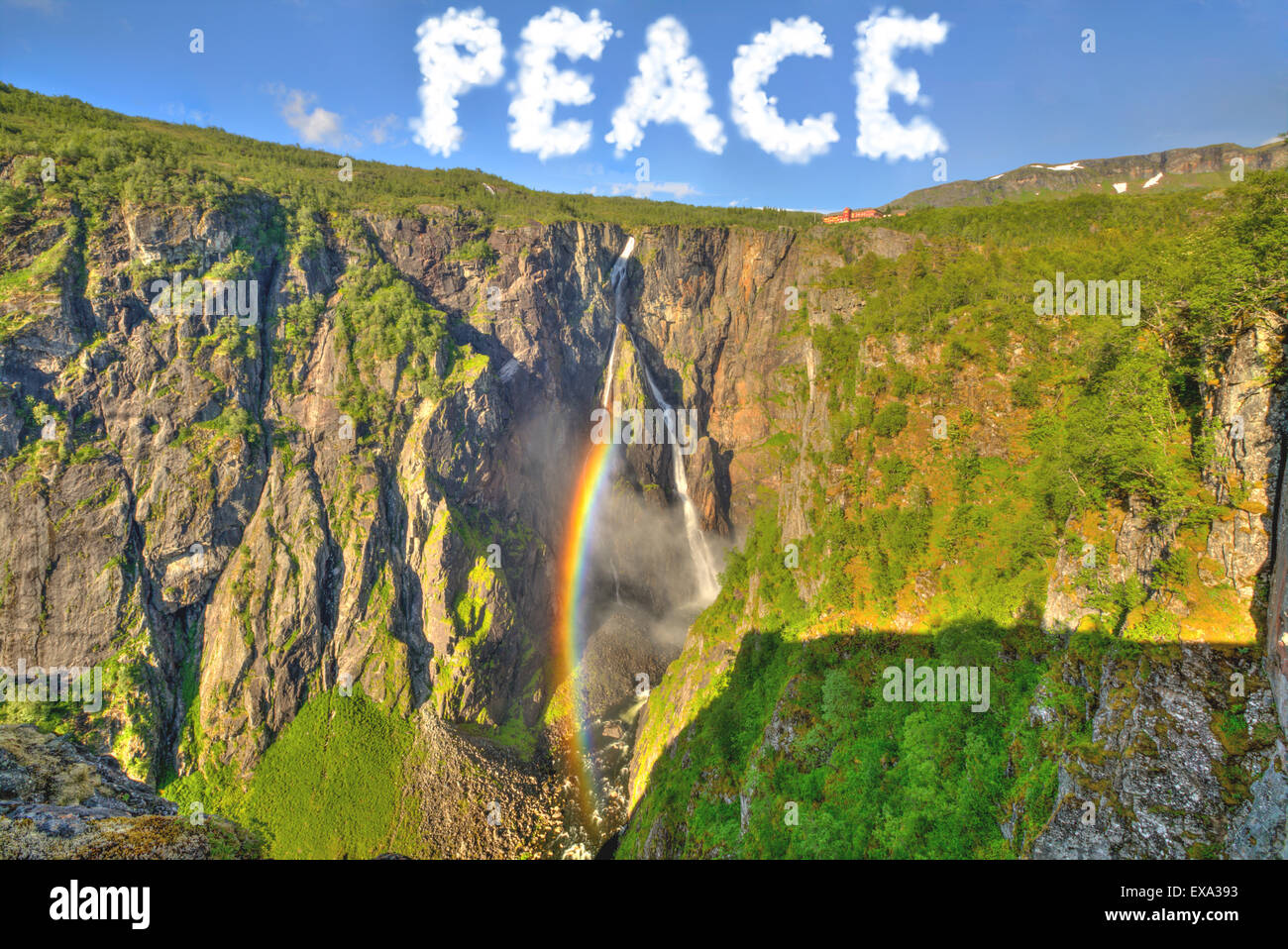 Peace and hope concept Stock Photo