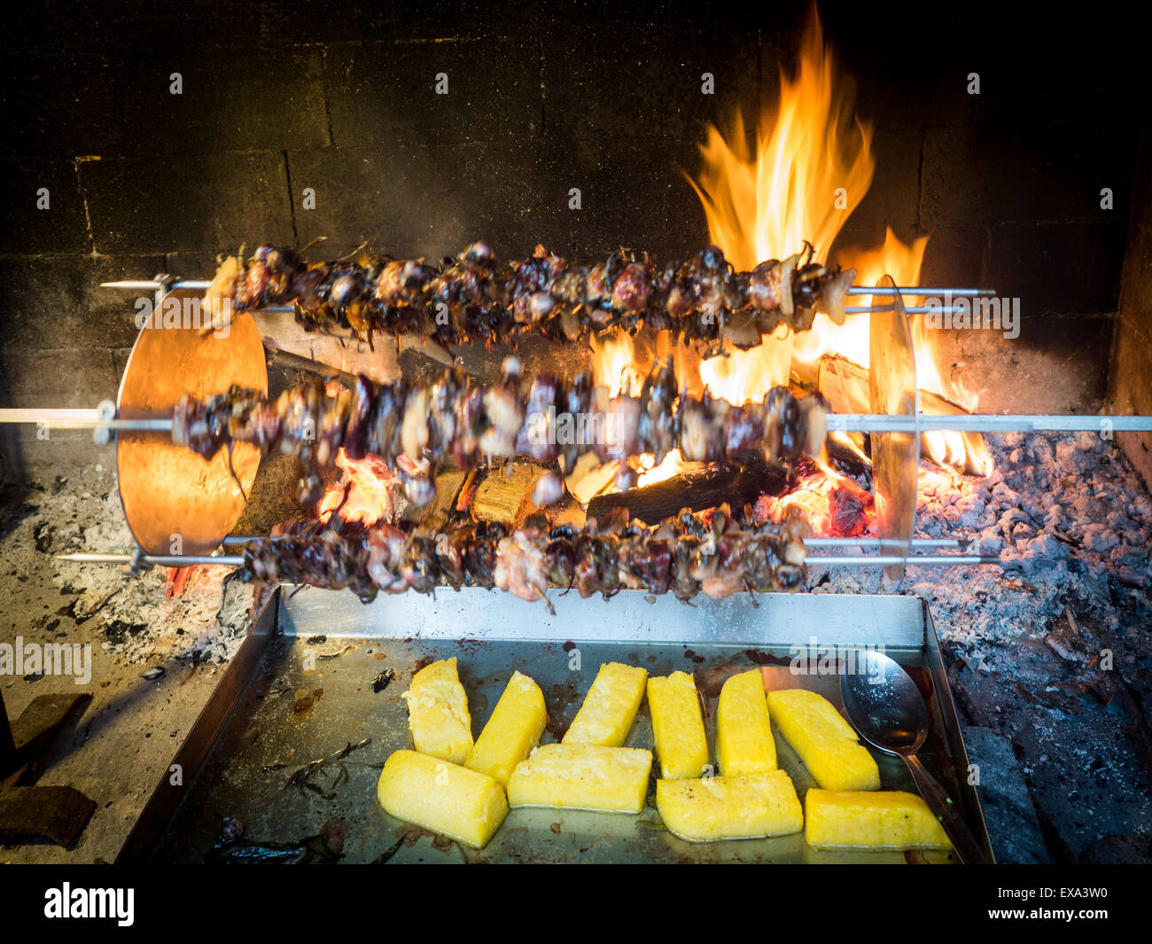 Roasted on a spit hires stock photography and images Alamy