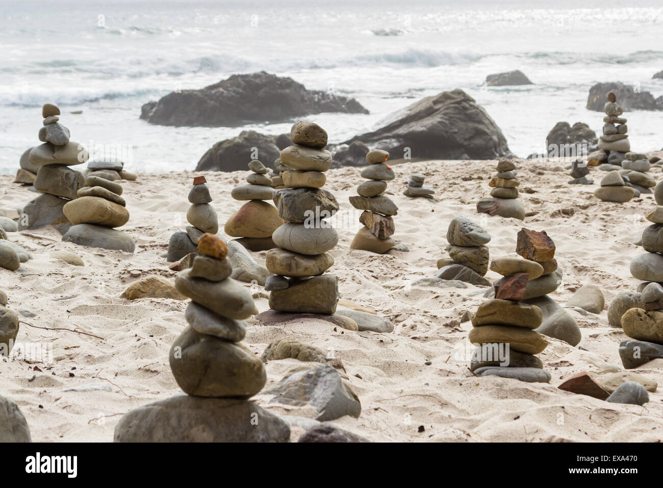 Hand stacked rocks hi-res stock photography and images - Alamy
