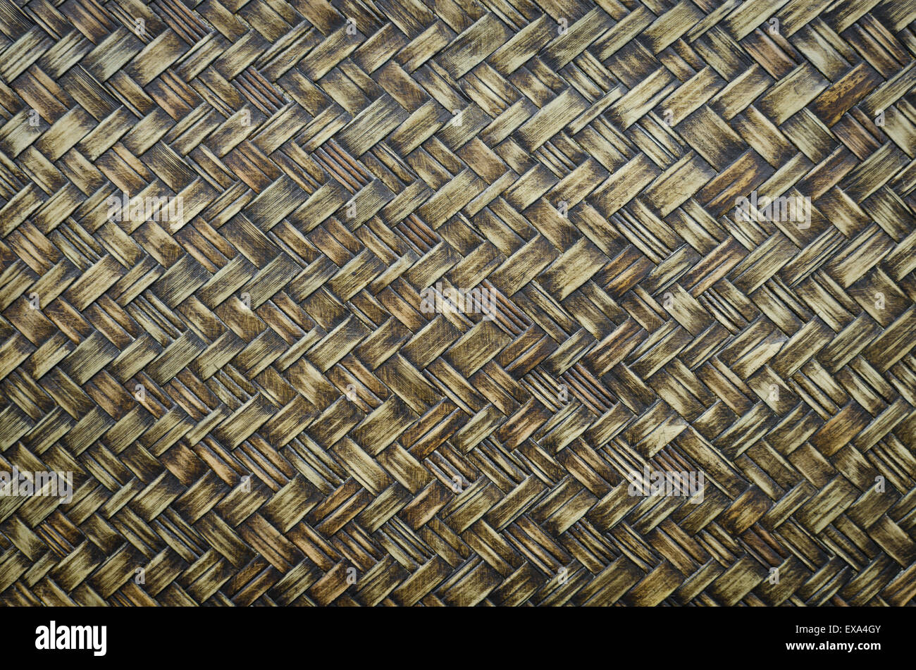 handcraft weave texture from natural in Thailand Stock Photo