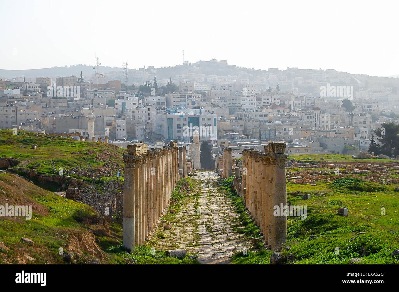Jerash Ruins - Amman - Jordan Stock Photo