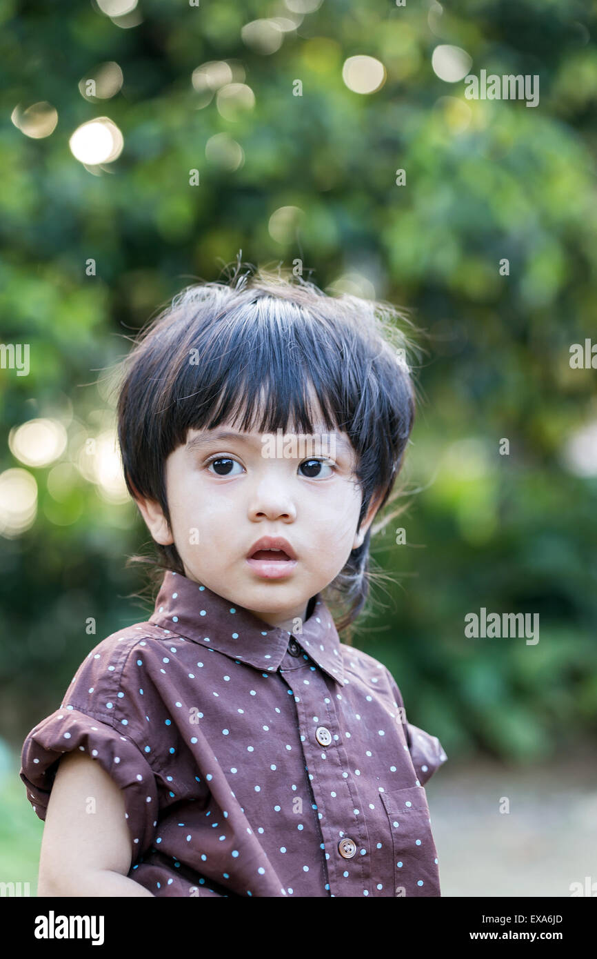 Portrait Of Asian Thai Cute Little Boy Portrait Of Asian Thai Cute Little Boy