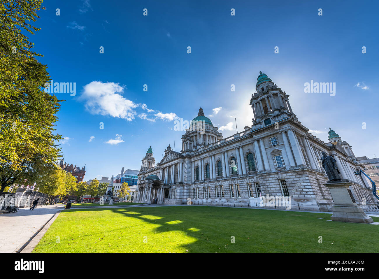The city hall of Belfast North Ireland, Belfast city, Northern Ireland, UK Stock Photo