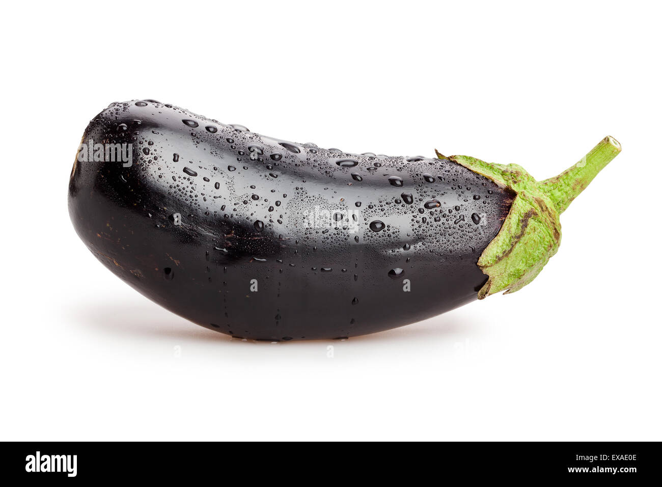 Wet eggplants Cut Out Stock Images & Pictures Alamy