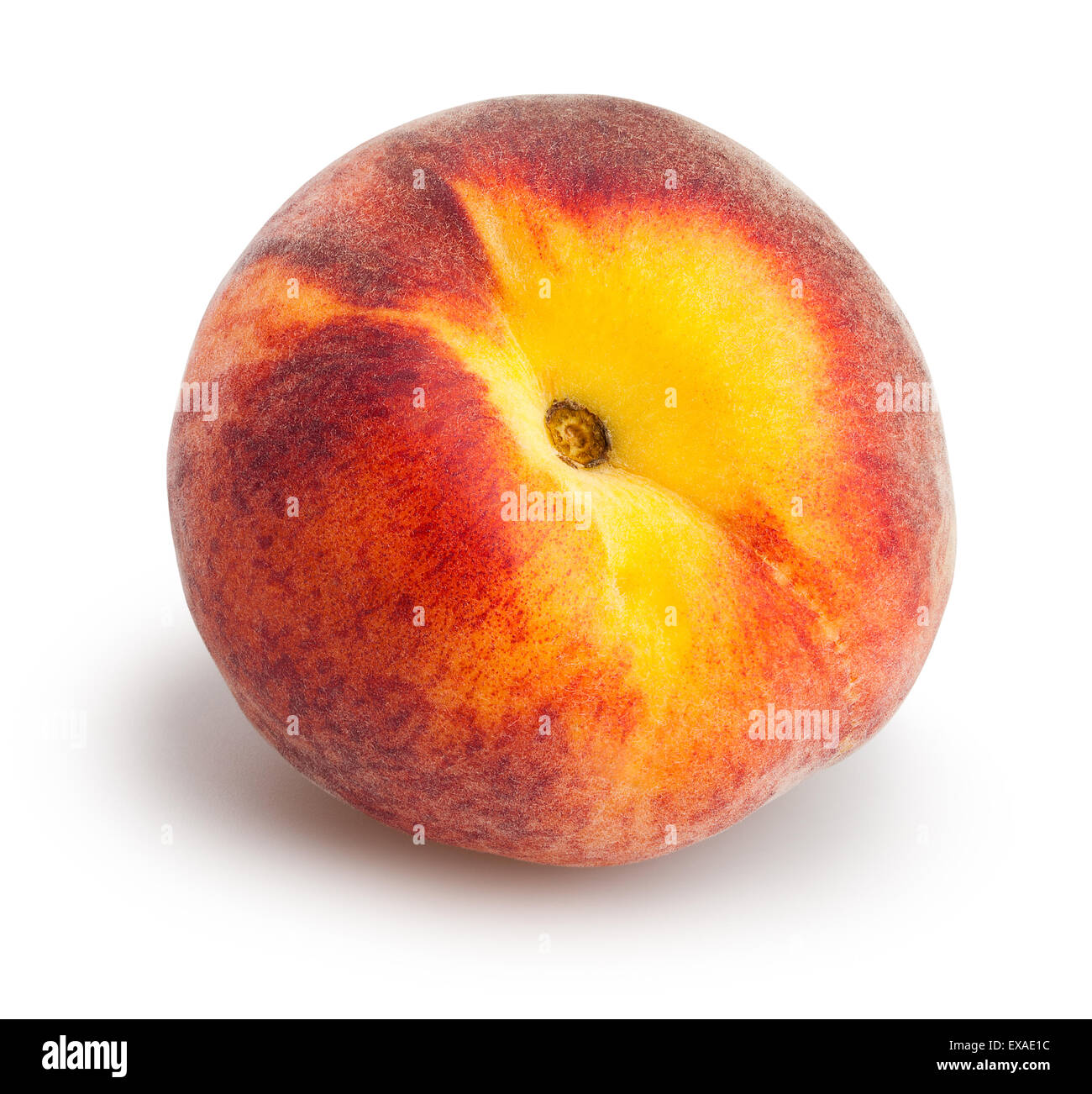 peach isolated Stock Photo