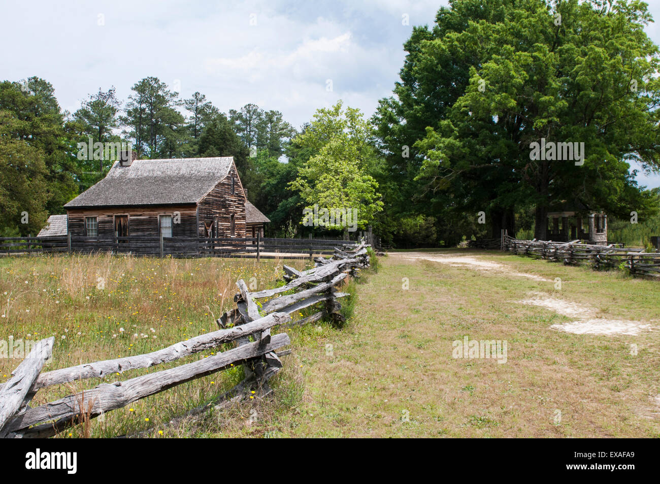 The Civil War site where the South surrendered to the North,