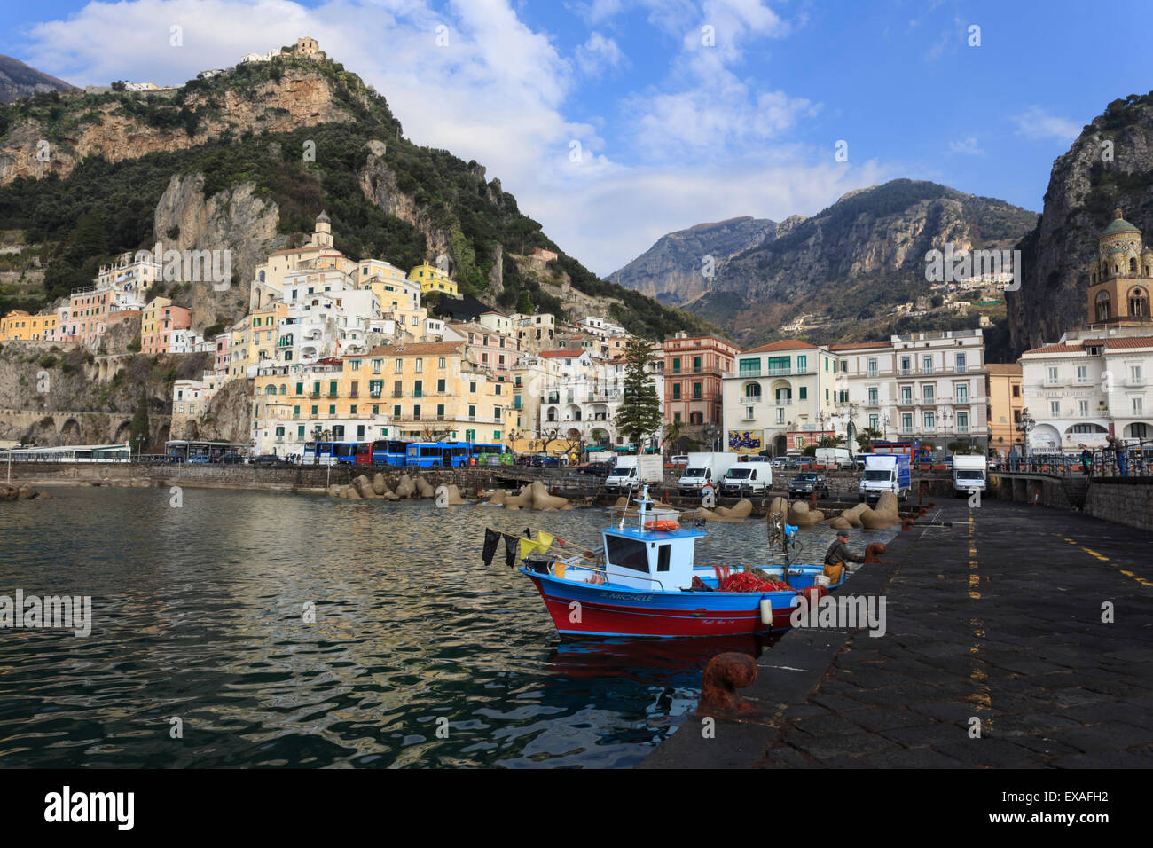 Amalfi boat hi-res stock photography and images - Alamy