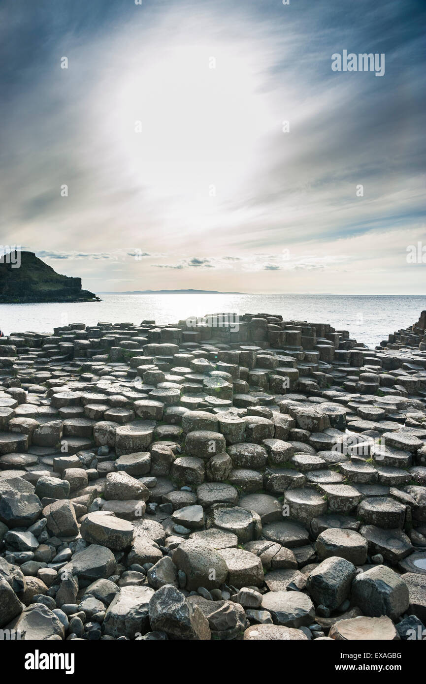 The Giants Causeway, UNESCO World Heritage Site, County Antrim, Ulster, Northern Ireland, United Kingdom, Europe Stock Photo