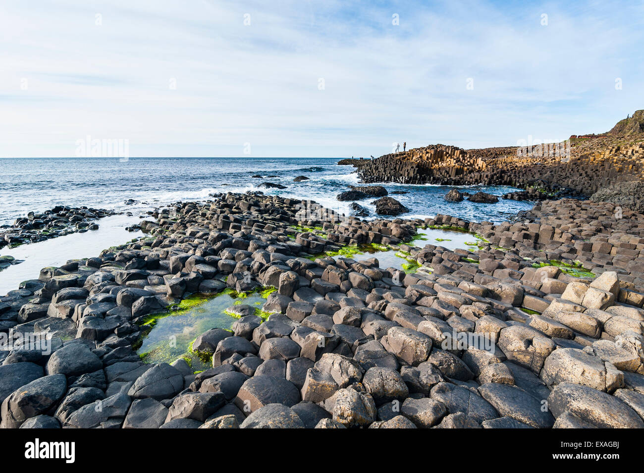 The Giants Causeway, UNESCO World Heritage Site, County Antrim, Ulster, Northern Ireland, United Kingdom, Europe Stock Photo
