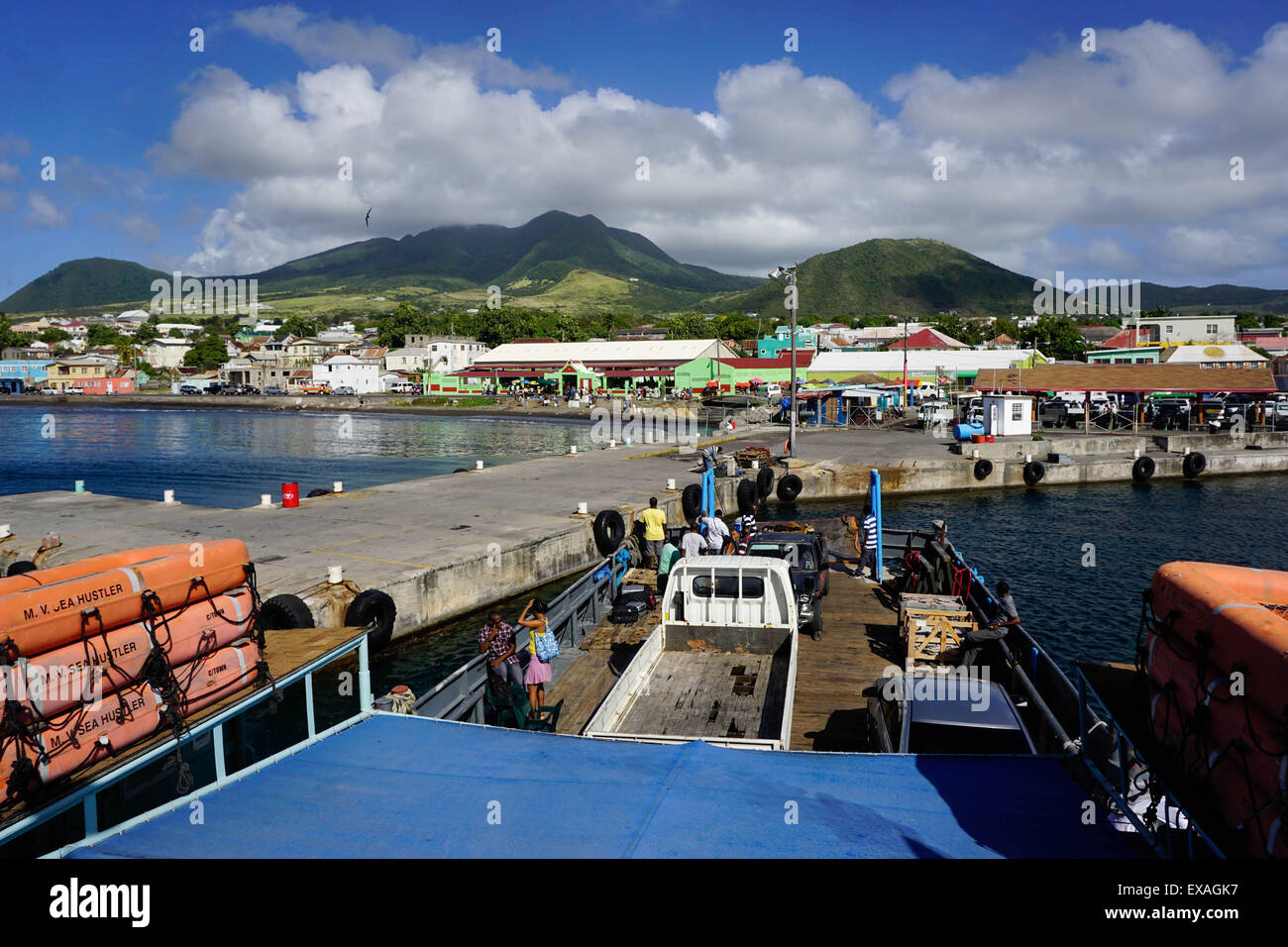 Basseterre, St. Kitts, St. Kitts and Nevis, Leeward Islands, West Indies, Caribbean, Central America Stock Photo