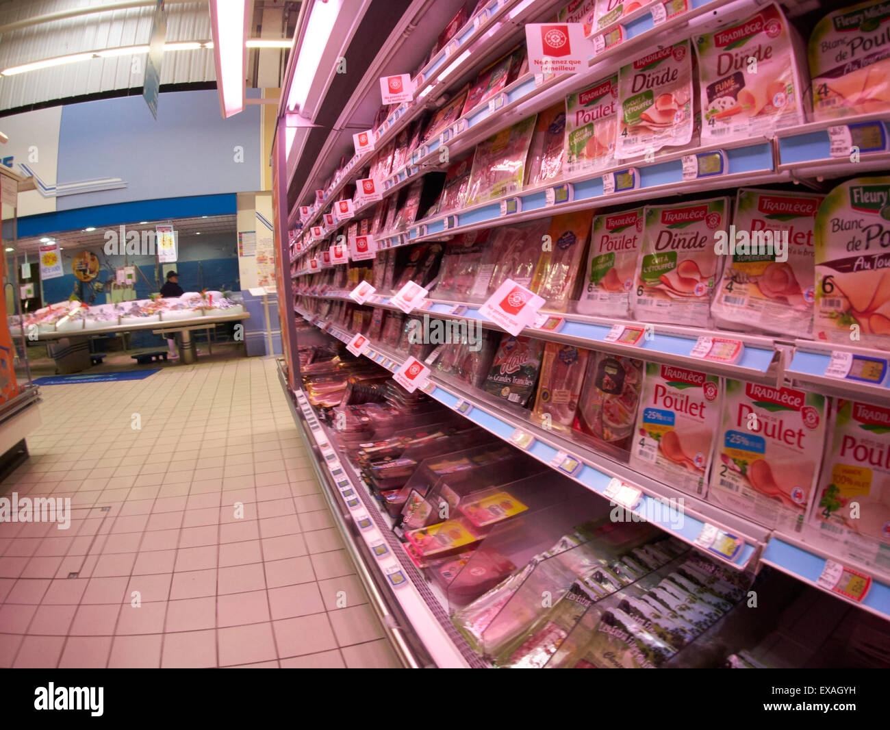 Family supermarket checkout credit card hires stock photography and