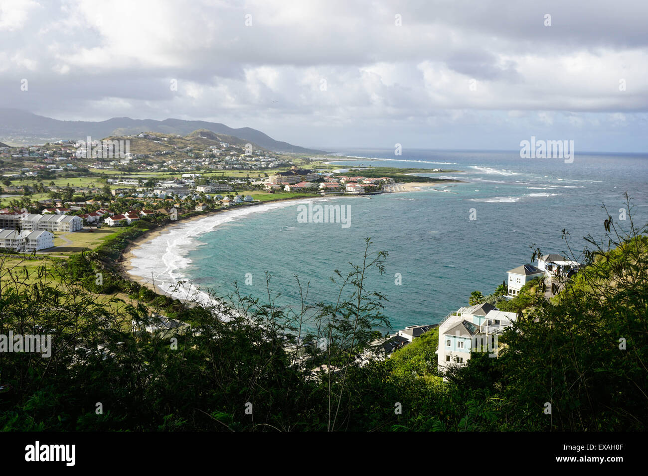 Atlantic coast, St. Kitts, St. Kitts and Nevis, Leeward Islands, West Indies, Caribbean, Central America Stock Photo