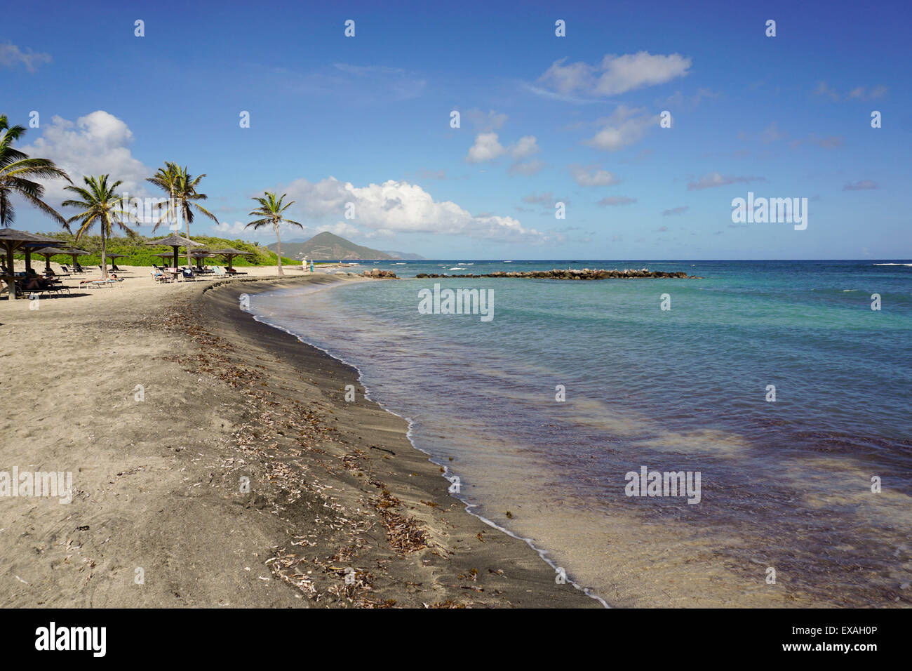 Nesbit Beach Club, Nevis, St. Kitts and Nevis, Leeward Islands, West Indies, Caribbean, Central America Stock Photo