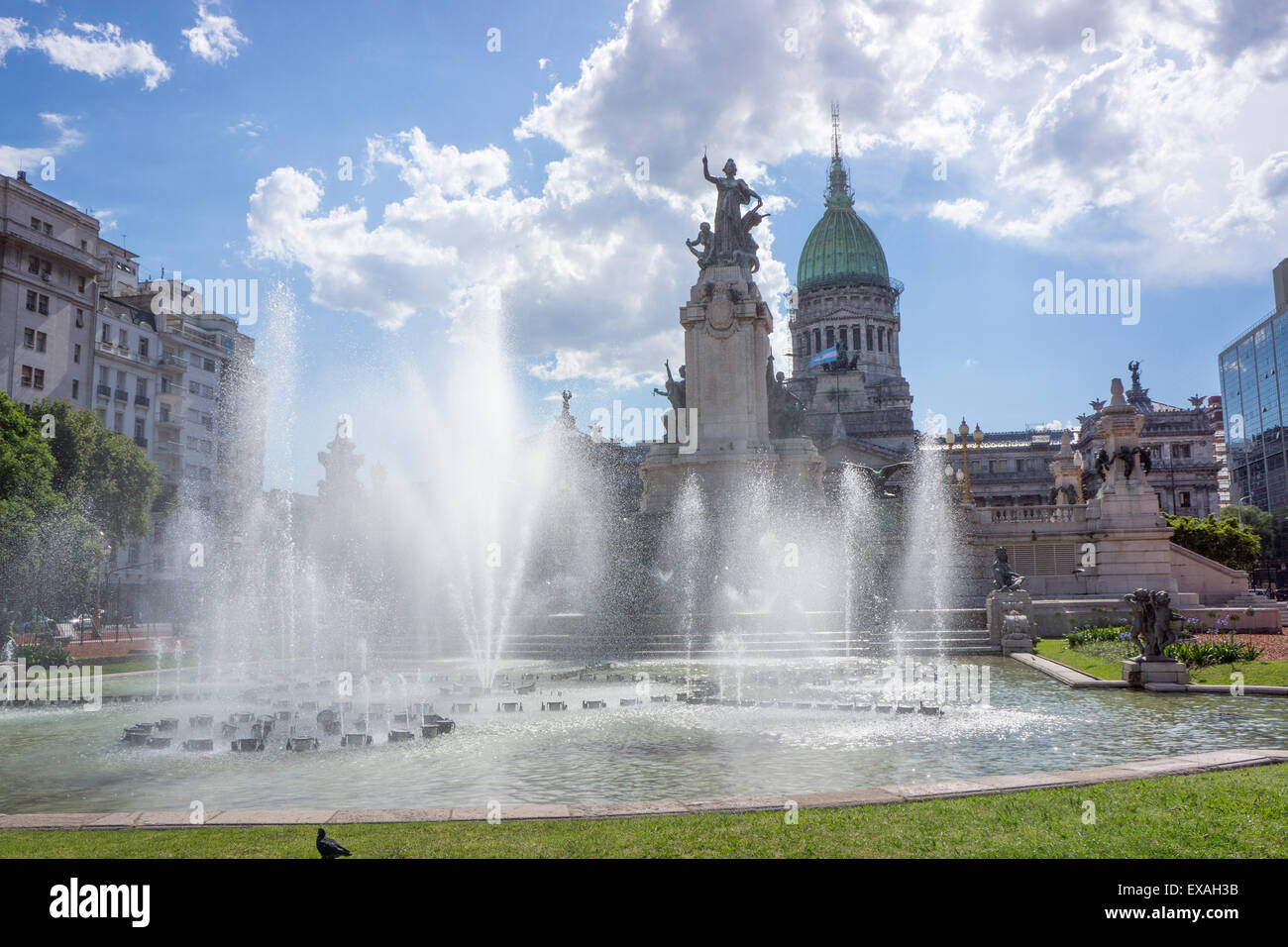 The Congress Building, Buenos Aires, Argentina, South America Stock Photo