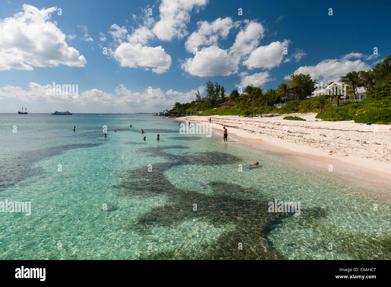 Spotts Beach, Grand Cayman, Cayman Islands, West Indies, Caribbean, Central America Stock Photo