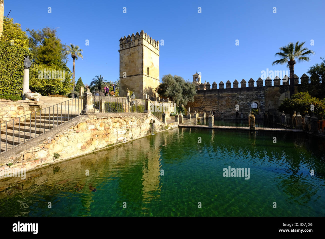Alcazar de los Reyes Cristianos, UNESCO World Heritage Site, Cordoba, Andalucia, Spain, Europe Stock Photo