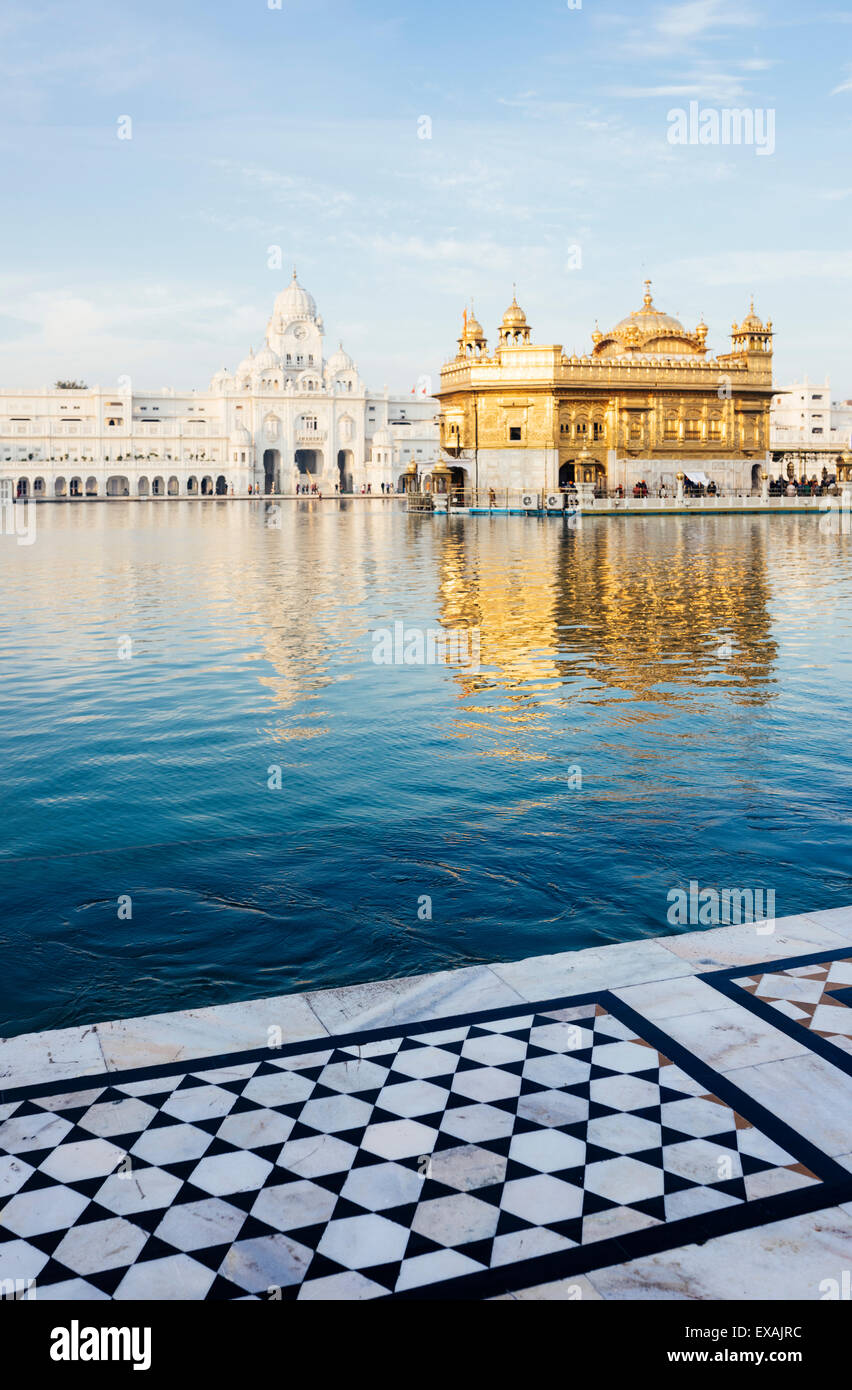 Harmandir Sahib (Golden Temple), Amritsar, Punjab, India, Asia Stock