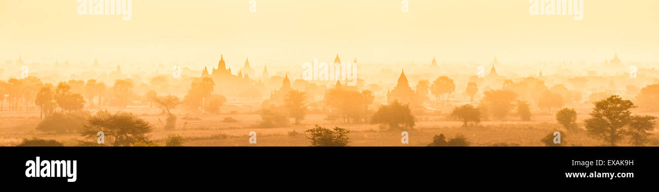Tamples of Bagan, Burma, Myanmar, Asia. Stock Photo