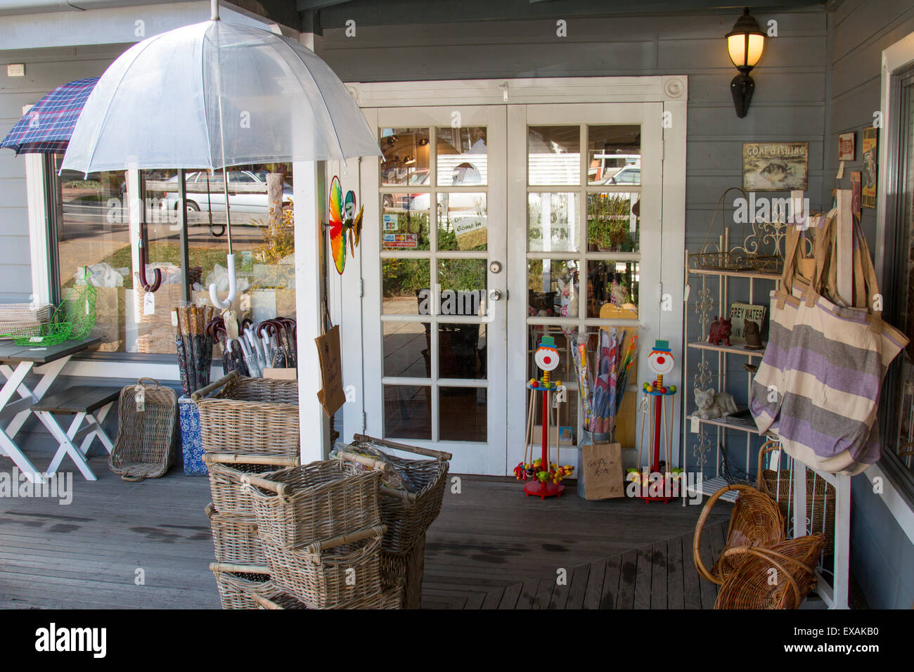 traditional homewares store in Kangaroo valley, southern highlands of new south wales,australia Stock Photo