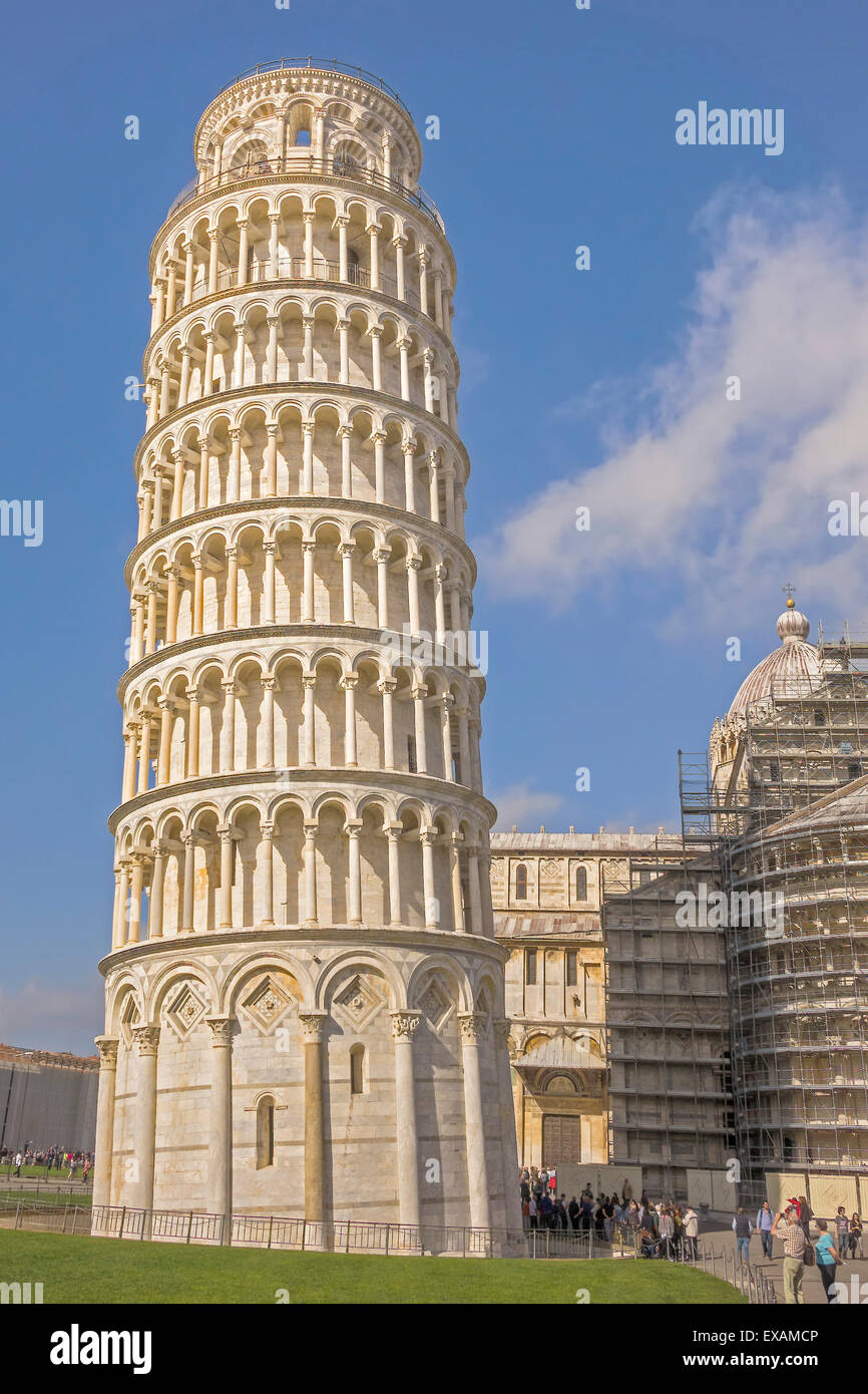 The Leaning Tower Of Pisa Tuscany, Italy Stock Photo