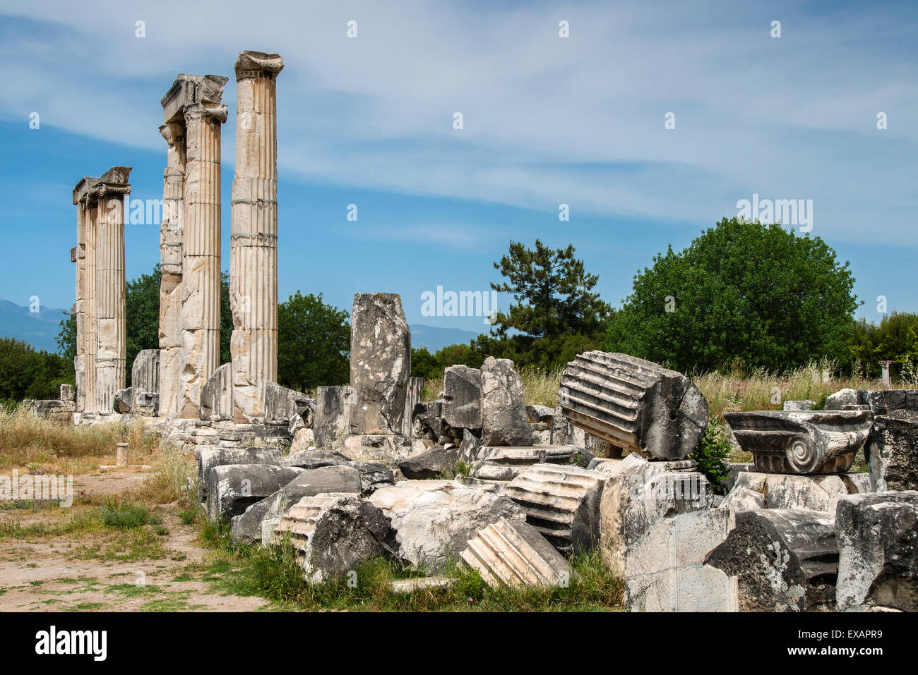 The Temple of Aphrodite, Aphrodisias, Aydin, Turkey Stock Photo