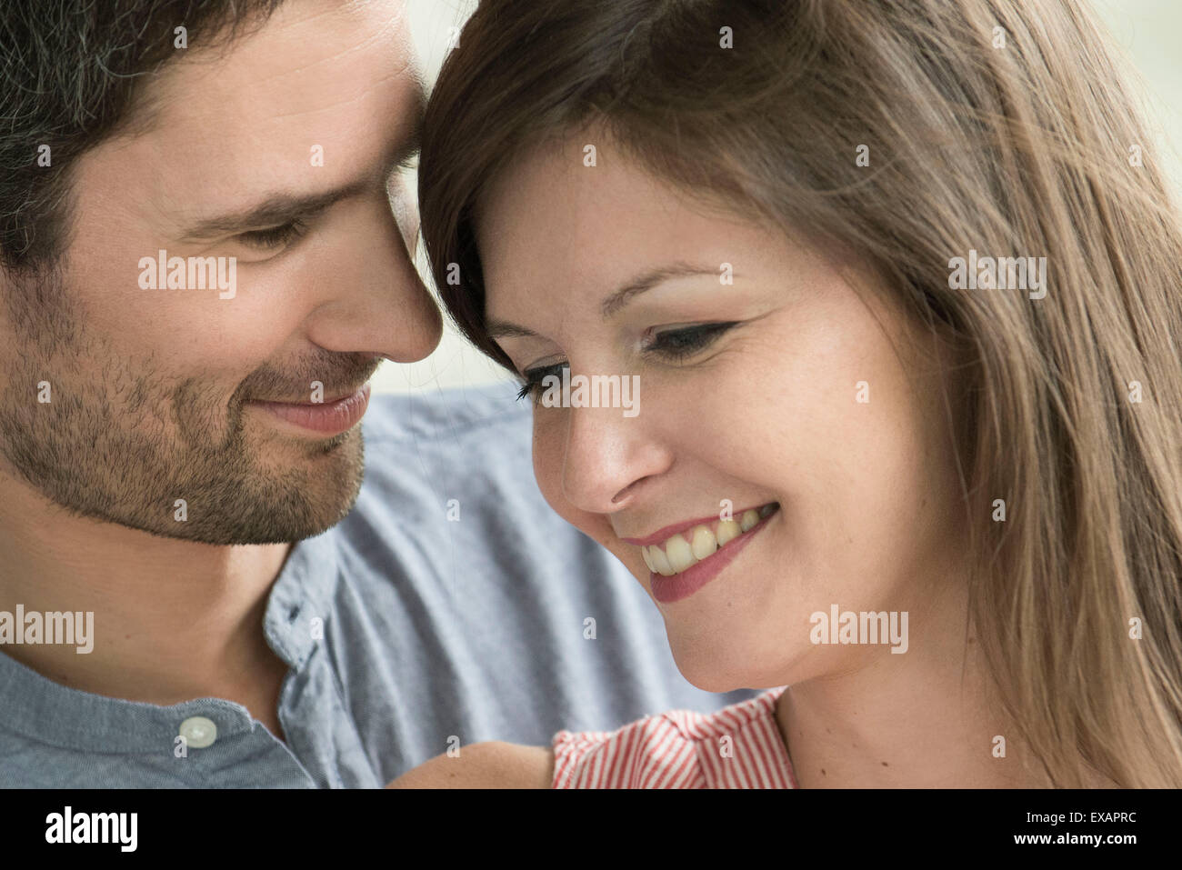 Affectionate couple, portrait Stock Photo