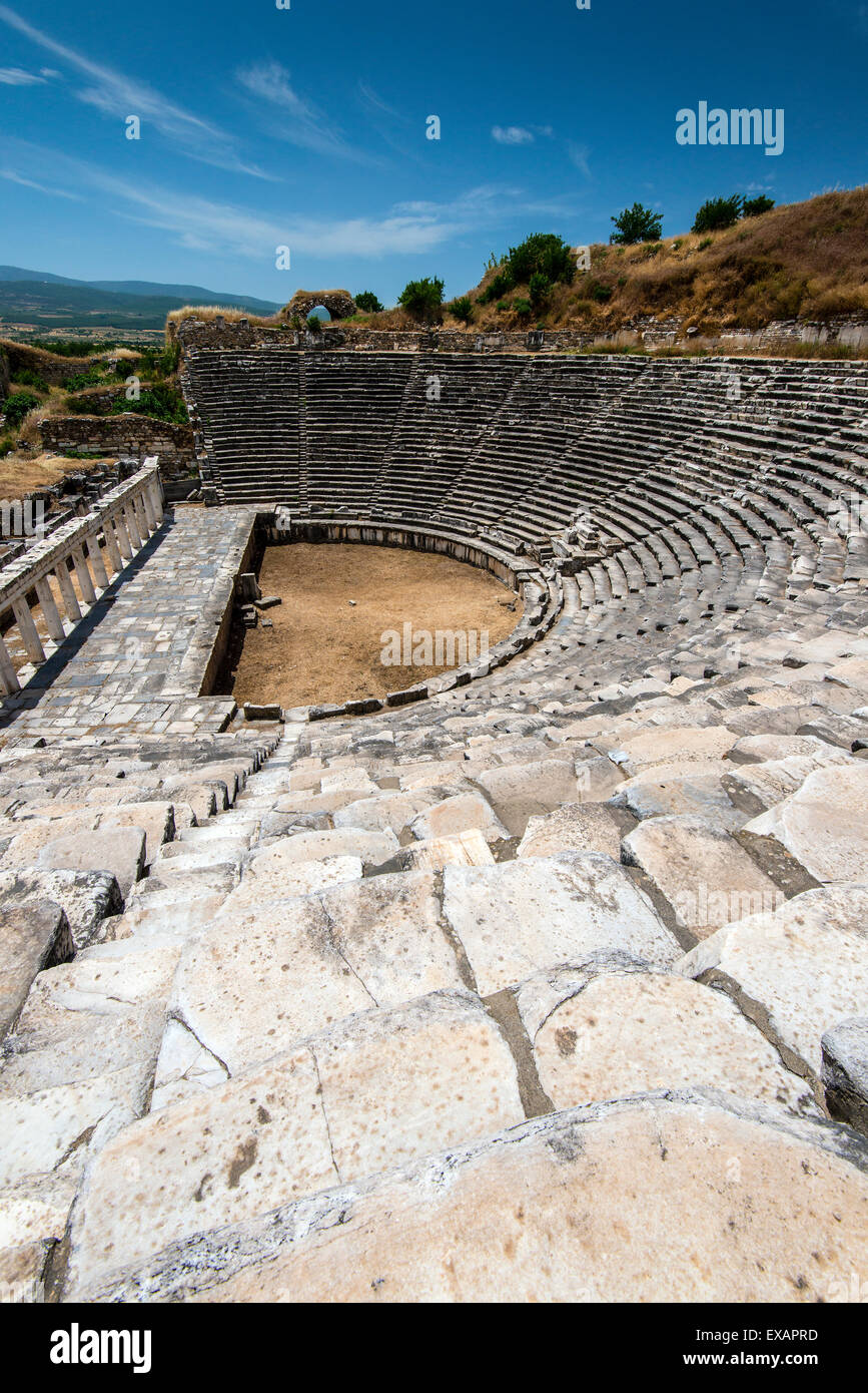The theatre of Aphrodisias, Aydin, Turkey Stock Photo