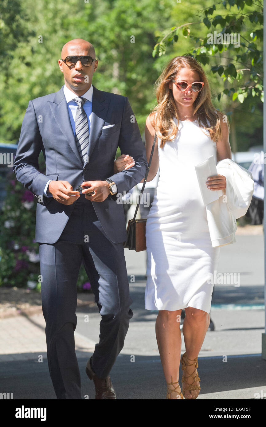 Andrea Rajacic And Thierry Henry Hi res Stock Photography And Images 
