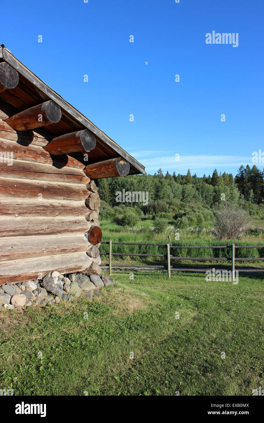 log building Stock Photo